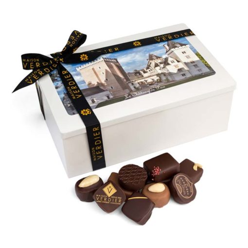 Assortiment de chocolats fins en boite 'Chateau de Pau'