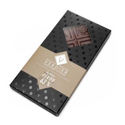 Tablette Grand Cru - Pérou - Chocolat Noir 63 %